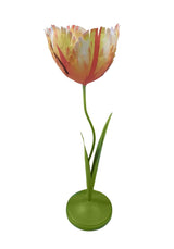 Casa by Josephine Jenno Dahlia Sunset Tulip Tole Candleholder