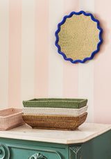 Casa by Josephine Jenno Daisy Scallop Mirror - Cobalt