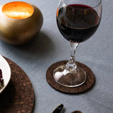 Portuguese Treasures Round Dark Cork Coasters