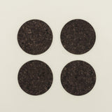 Portuguese Treasures Round Dark Cork Coasters
