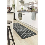 The Rugs Washable Mat & Runners – Diamond Design
