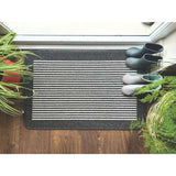 The Rugs Washable Mat and Runners Stripe Design