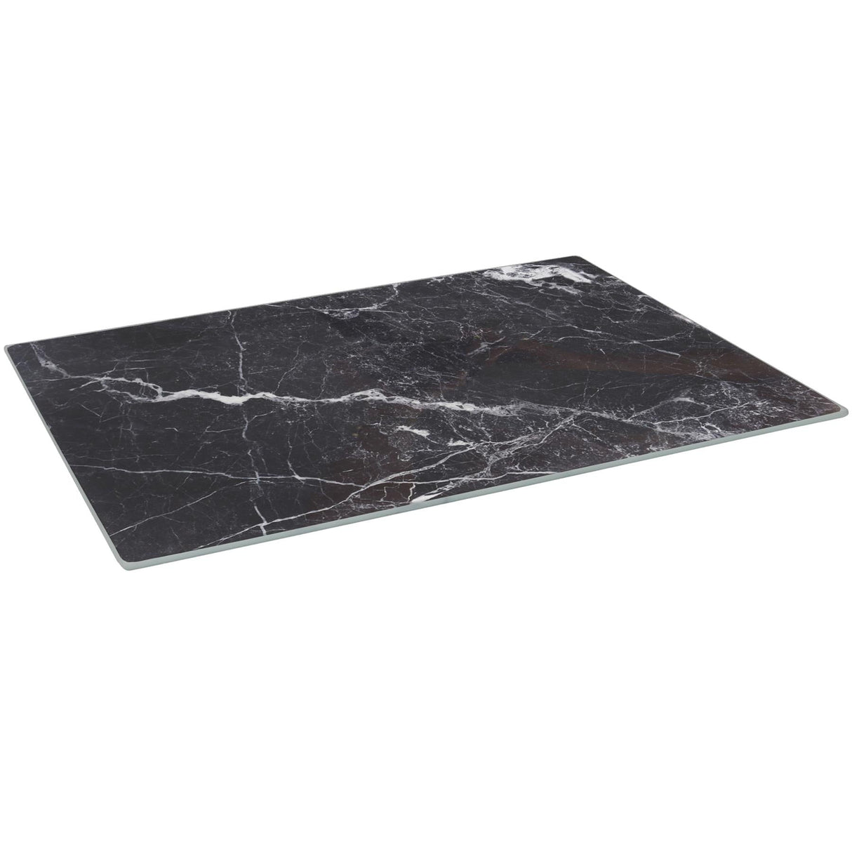Rinkit Rectangle Glass Chopping Board Marble - 50cm x 40cm