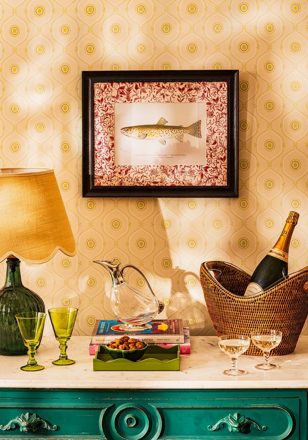Casa by Josephine Jenno Silver Drake Crystal Decanter