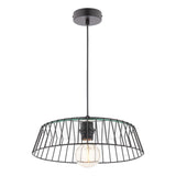 Pagazzi Derry Matt Black 1 Light 120cm Pendant Light