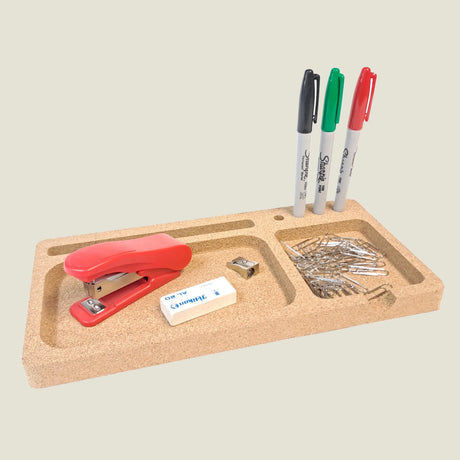 Portuguese Treasures Natural Cork Desk Organiser