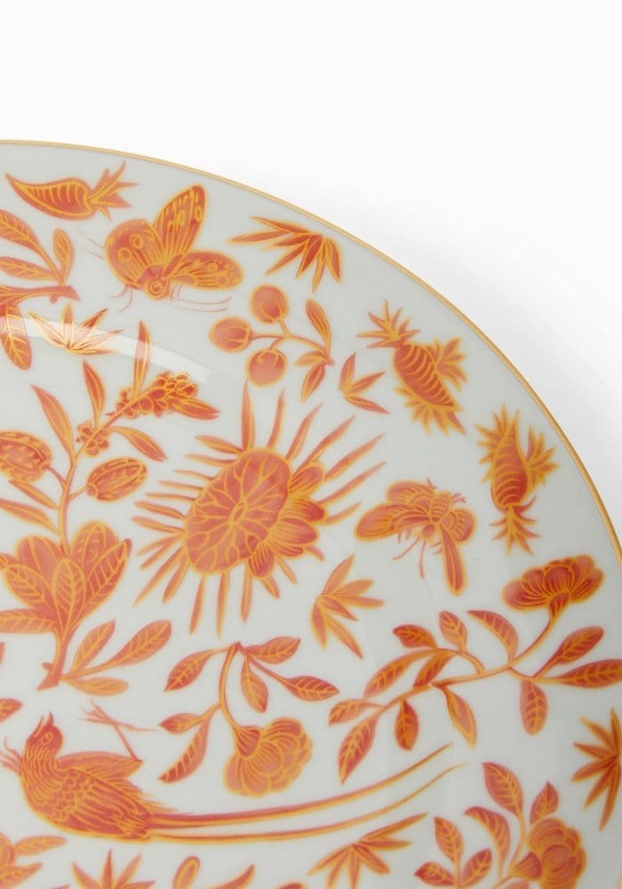 Casa by Josephine Jenno Sacred Bird Butterfly Dessert Plates - Set of 4