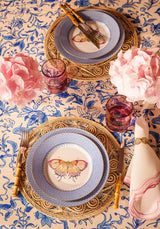 Casa by Josephine Jenno Cornflower Blue Lace Butterfly Plates - Set of 4