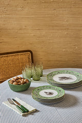Casa by Josephine Jenno Pheasant Fancy Dessert Plates - Set of 4