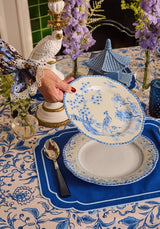 Casa by Josephine Jenno Virginia Blue White Dessert Plates - Set of 4