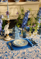 Casa by Josephine Jenno Virginia Blue White Dessert Plates - Set of 4
