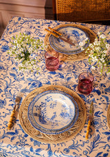 Casa by Josephine Jenno Virginia Blue White Dessert Plates - Set of 4
