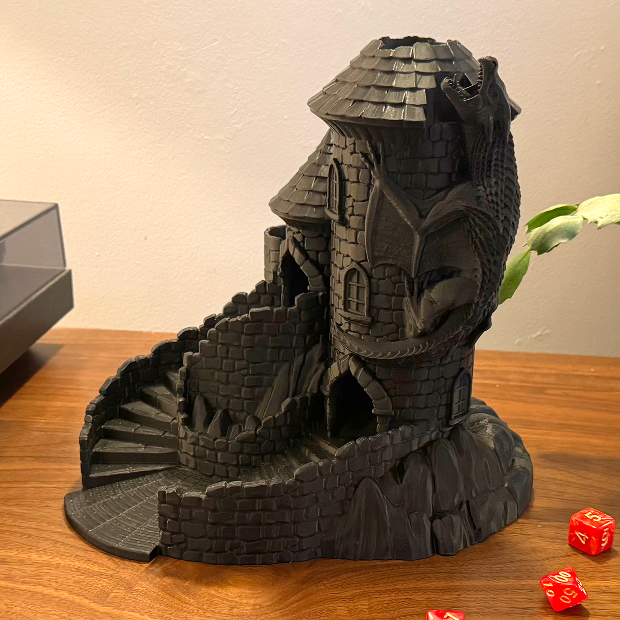 Filamora Studios Dragon’s Breath Dice Tower DnD RPG Castle