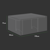 Etree Premium Rectangular 6 seater table cover - 170 X 94 X 71 (H) cm