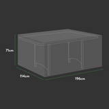 Etree Premium Rectangular 8 seater table cover - 196 X 114 X 71 (H) cm
