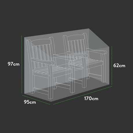 Etree Premium Companion Seat Cover - 170 X 95 X 62/97 (H) cm