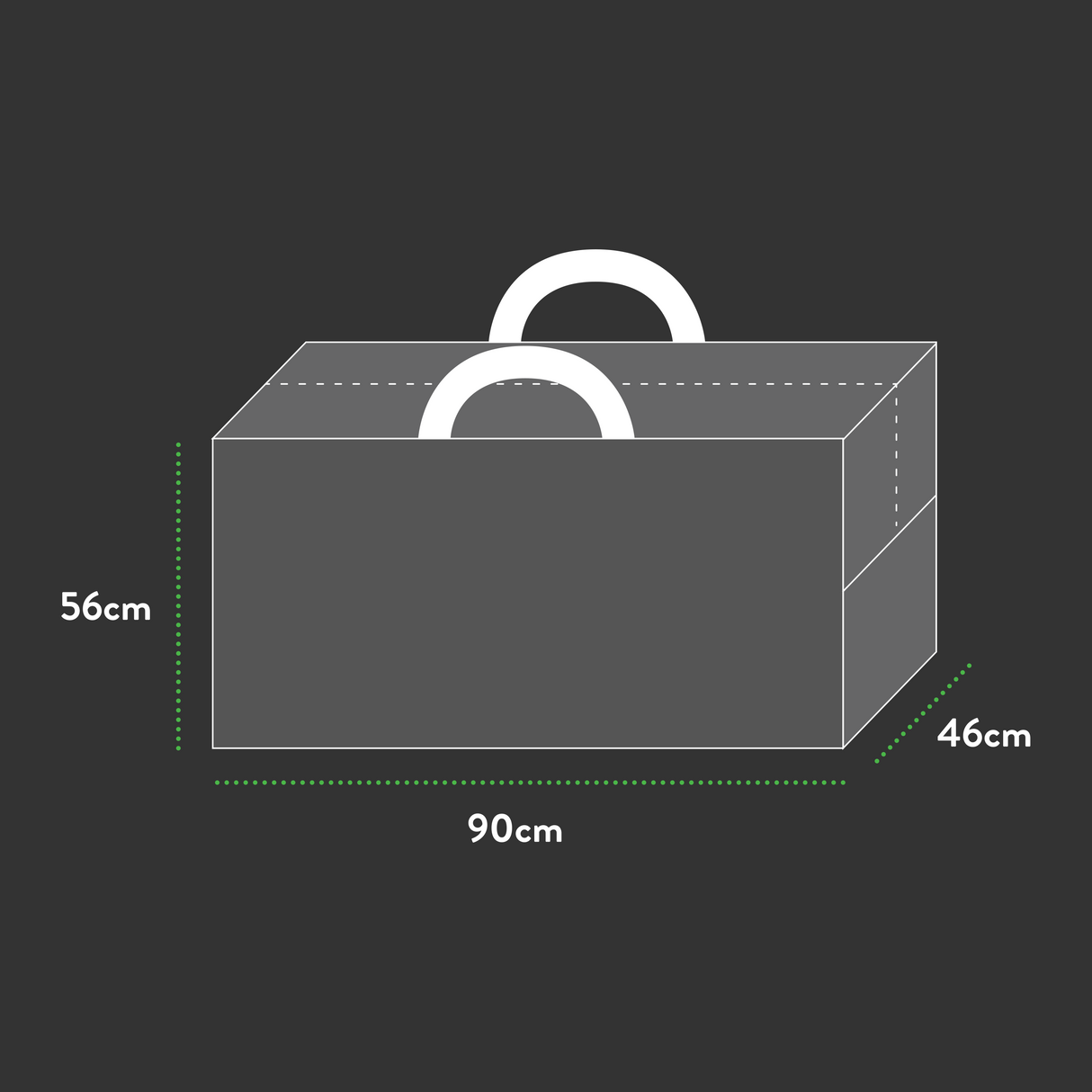 Etree Premium Cushion Storage Bag - 90 X 46 X 56 H