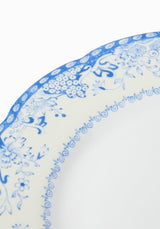 Casa by Josephine Jenno Virginia Blue White Dinner Plates - Set of 4