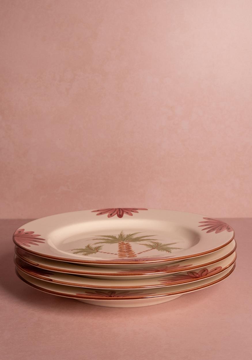 Casa by Josephine Jenno Arabella Dinner Plate - Green Palm Tree