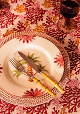 Casa by Josephine Jenno Arabella Dinner Plate - Green Palm Tree