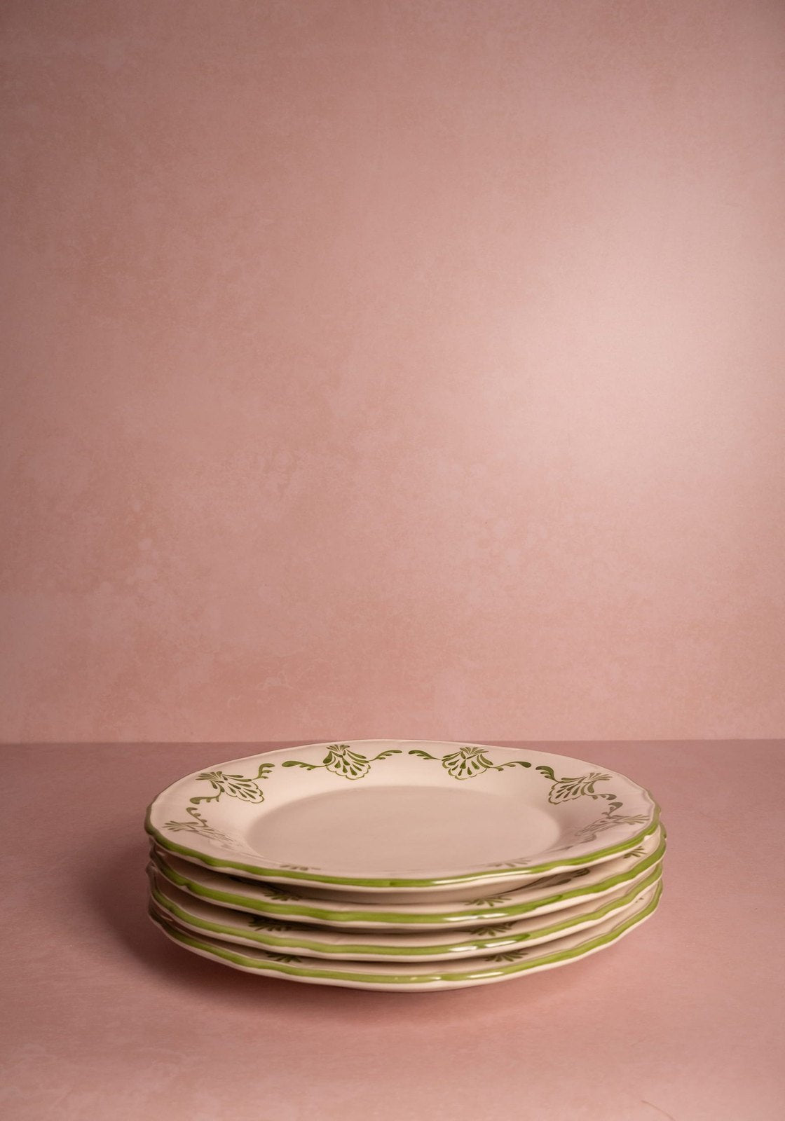 Casa by Josephine Jenno Cara Shell Dinner Plate - Green