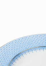 Casa by Josephine Jenno Cornflower Blue Lace Dinner Plates - Set of 4