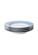 Casa by Josephine Jenno Cornflower Blue Lace Dinner Plates - Set of 4