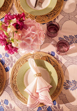 Casa by Josephine Jenno Green Apple Lace Dinner Plates - Set of 4