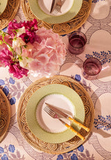 Casa by Josephine Jenno Green Apple Lace Dinner Plates - Set of 4