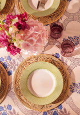 Casa by Josephine Jenno Green Apple Lace Dinner Plates - Set of 4