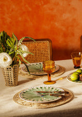 Casa by Josephine Jenno Peacock Dinner Plate - Green