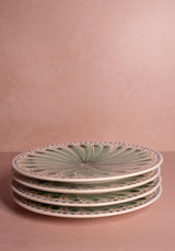 Casa by Josephine Jenno Peacock Dinner Plate - Green