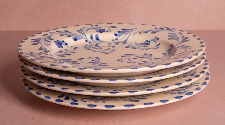 Casa by Josephine Jenno Sophia Dinner Plate - Blue