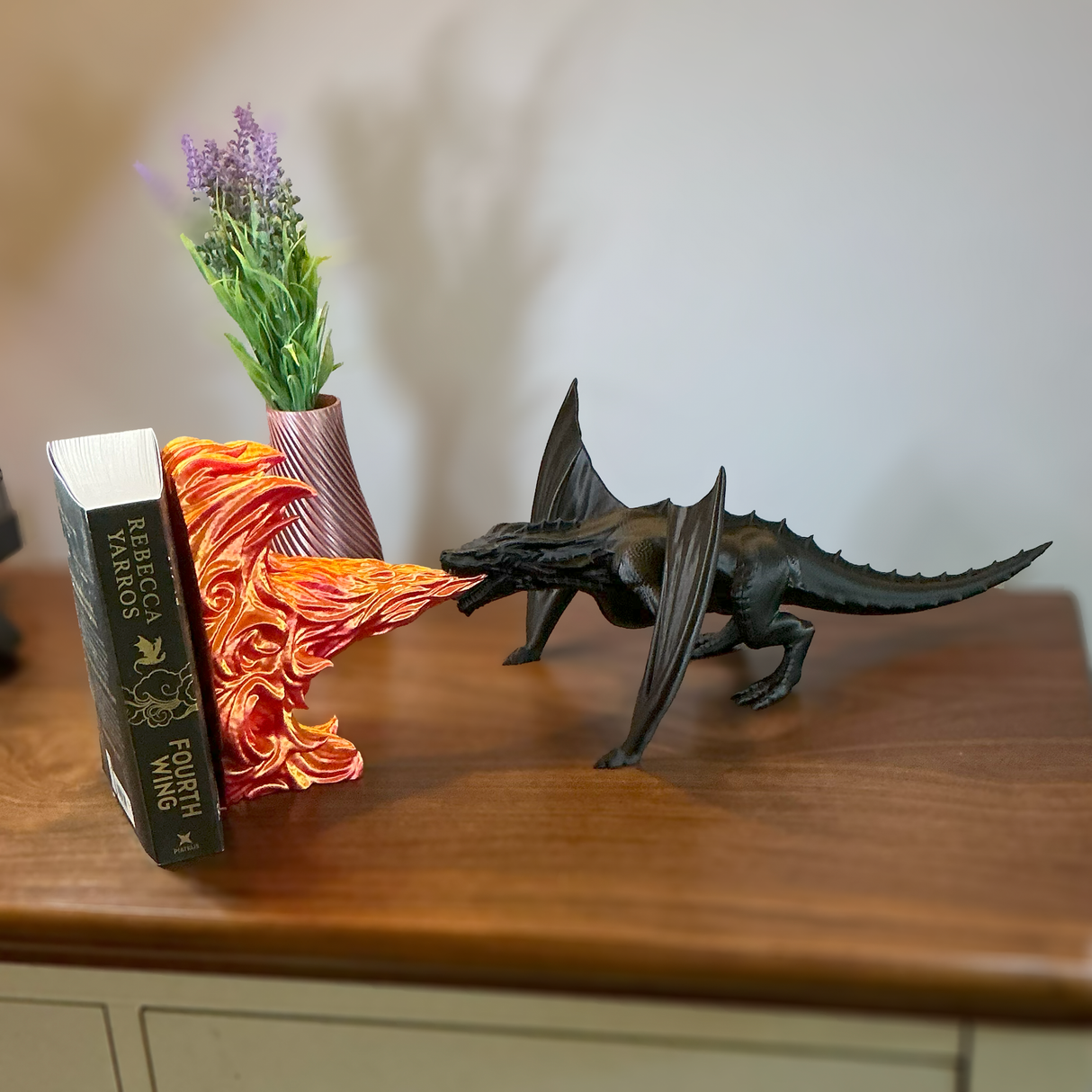 Filamora Studios Dragon’s Breath Fire Bookend