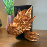 Filamora Studios 3D Dragon Book Nook Fantasy Shelf  (Head, Tail, or Full Set)