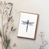 Dragonfly Greetings Card | Katie Hipwell Design
