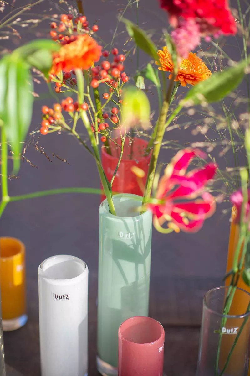Lowlands Design Cylinder Beige Vase by DutZ