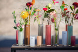 Lowlands Design Cylinder Beige Vase by DutZ