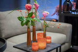 Lowlands Design Solifleur Bud Vase - Rustic Brown