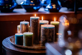Lowlands Design Rustic Candle - Dark Green