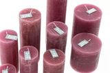 Lowlands Design Luxury Rustic Fuchsia Candle