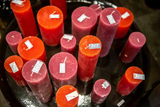 Lowlands Design Luxury Rustic Fuchsia Candle