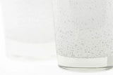Lowlands Design Conic Vase Thick Glass with Bubbles