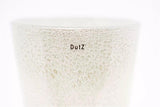 Lowlands Design Conic Vase Thick Glass with Bubbles