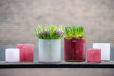 Lowlands Design C1 Glass Candleholder - white