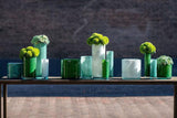 Lowlands Design Cylinder 6 Mouth Blown Glass Vase Pot