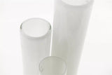 Lowlands Design White Cylinder Vase by DutZ