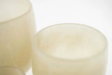 Lowlands Design Beige Glass Pot by DutZ