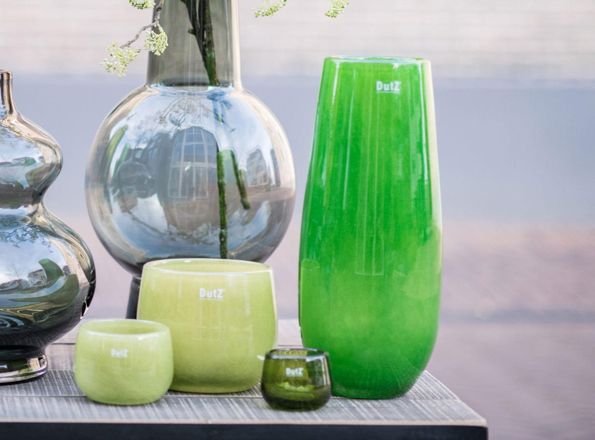 Lowlands Design Robert Jungle Green Glass Vase