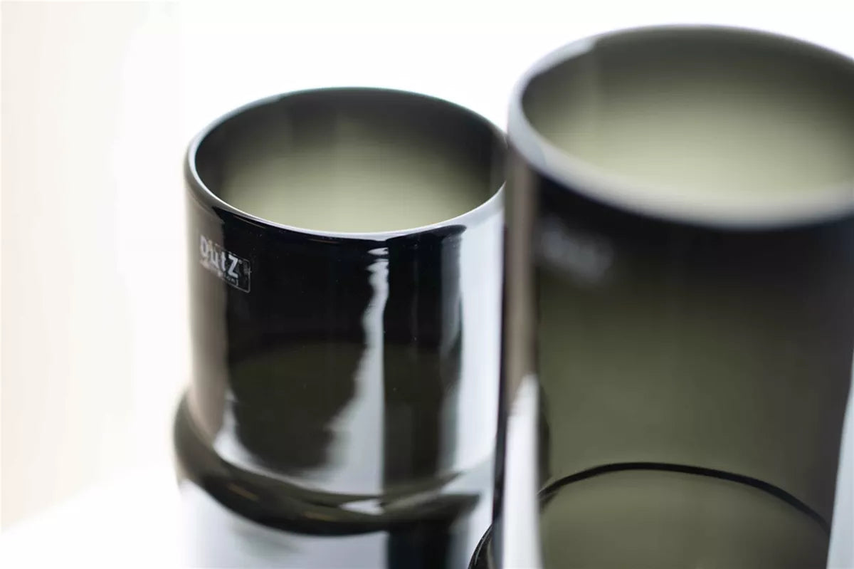 Lowlands Design Glass Vase Fenn - Smoke